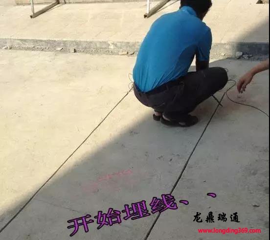 地感線圈埋設(shè)